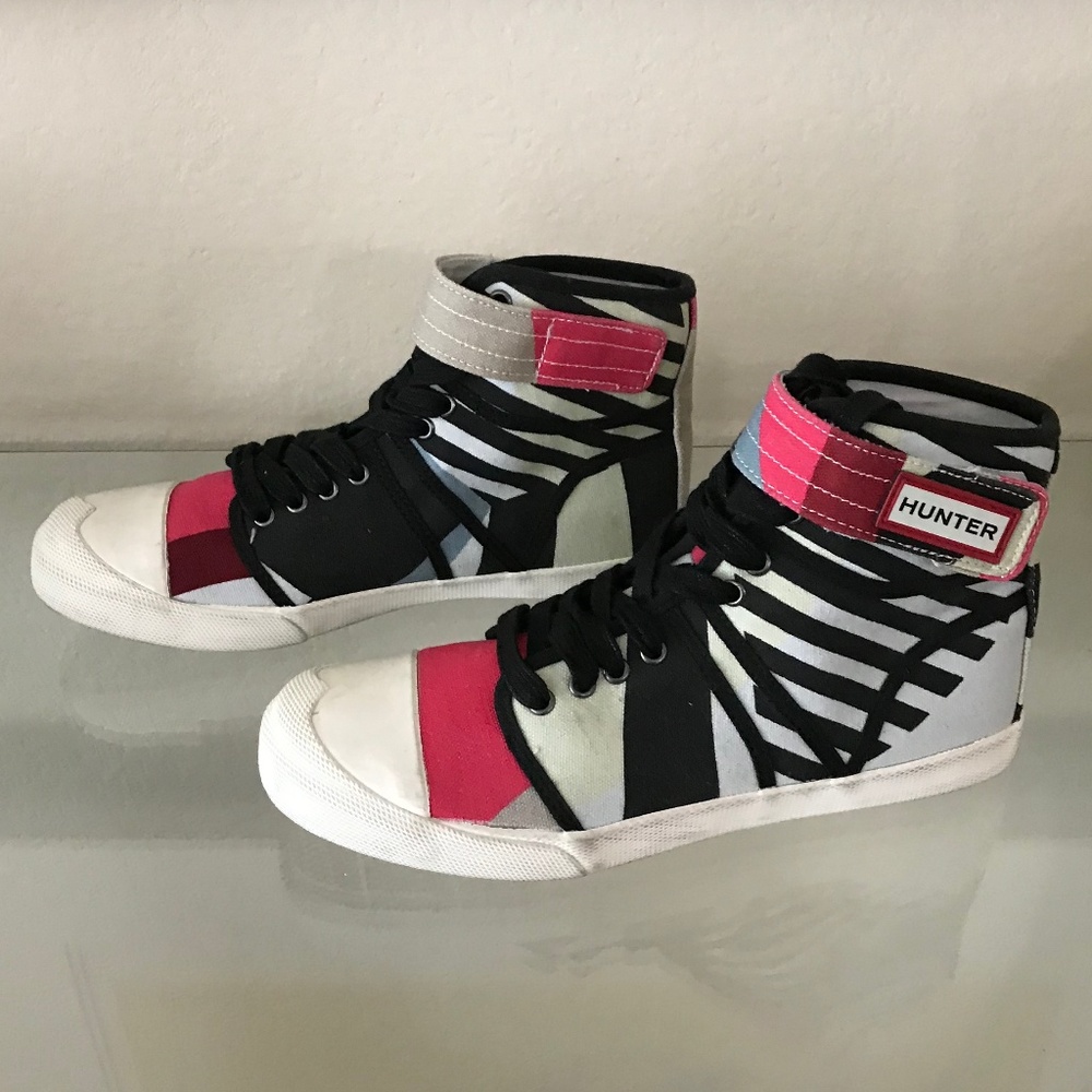 SOLD HUNTER DAZZLE HIGH TOP SNEAKERS